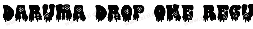 Daruma Drop One Regu字体转换
